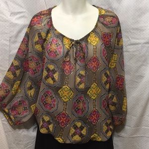 Atfani sheer boho blouse 14P